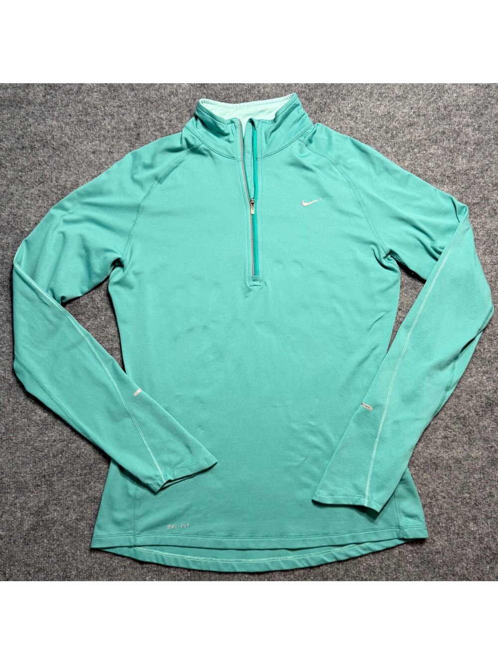 Nike Dri-FIT Teal Quarter Zip Pullover Women’s Size‎ Medium